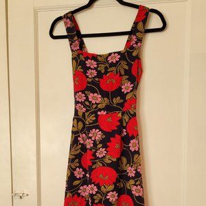 Princess Highway Floral Poppy Midi Dress US 2, AU 6